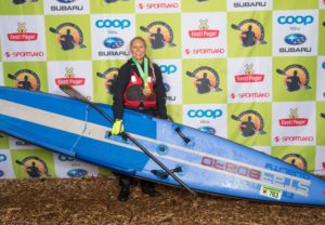 14. Võhandu maraton SUP WOM võitja Anastasiia Vasileva / RUS