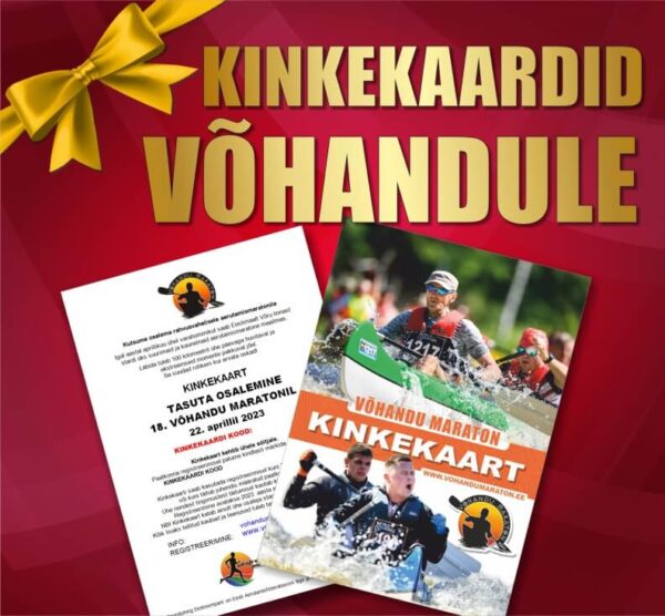 Kinkekaardid Võhandule. Sportlik kingiidee jõuludeks!